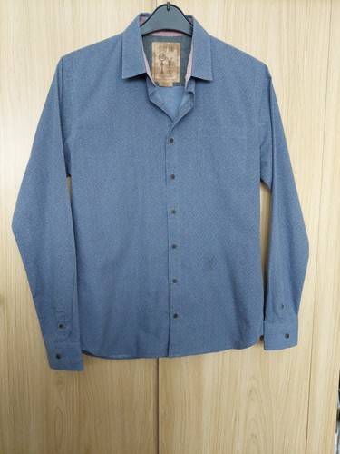 Pearly king blue geometric - pearly,