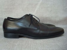 ASK THE MISSUS  UK 9 BLACK LEATHER LACE UP SHOES