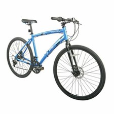 700C Wheel Cross CRX700 Unisex Men Womens Hybrid Bike - Blue