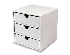 OSCO White Faux Leather 3