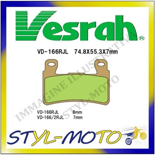 166 2rjl front sintered - vd-166/2rjl,