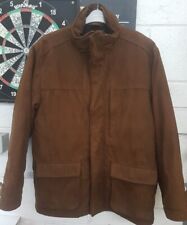 Lakeland soft brown Suede Effect men’s jacket Coat size large