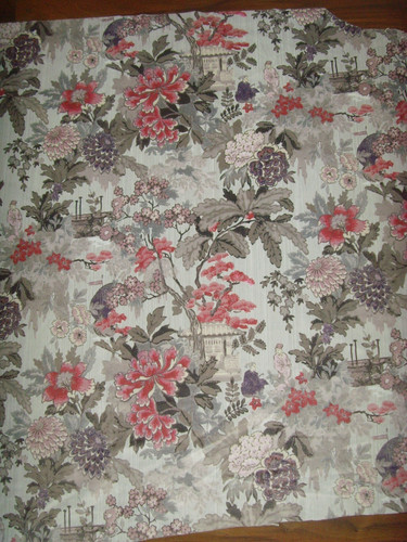 Velvet fabric remnant pink - fabric,