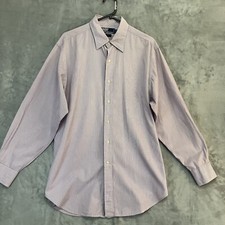 Polo Ralph Lauren Lowell Shirt Pink Pin Stripe Cotton Mens 16/33  XL