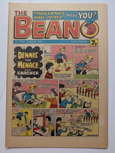 Beano comic 1979 june 21st - comic, no