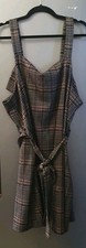 George Brown Plaid Pinafore