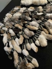 Rabbit Foot Lucky Keychain
