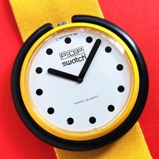 Swatch Pop Watch 1987 Yellow
