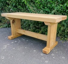 Leopold Low Garden Table or Bench Ultra Durable Treated Timber Garden Decor Seat