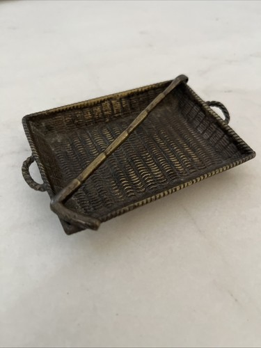 Antique bronze pin dish - antique,