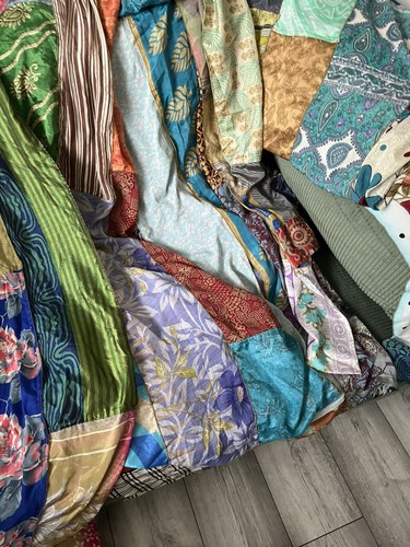 Indian sari patchwork - ,