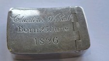 Antique Solid Silver Snuff Box Birmingham 1810 Joseph Willmore