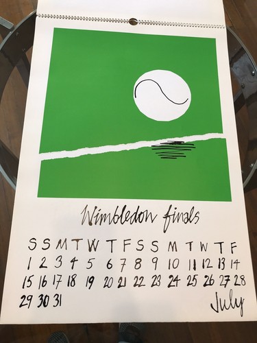 Alan fletcher rare calendar - fletcher,