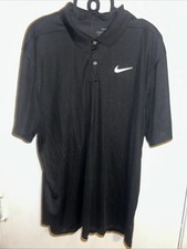 Men’s Black Dri-fit Golf Polo shirt Size Large
