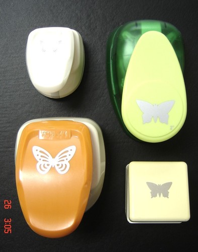 Set butterfly shaped paper - set,