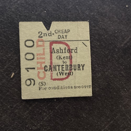 Half railway ticket - railway, ticket,