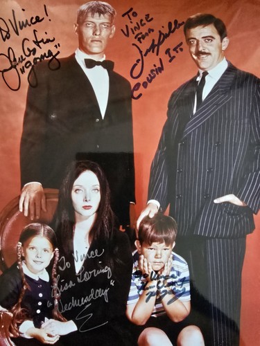 The addams family signed - the,