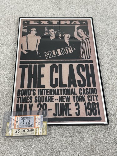 The clash 1981 nyc - nyc, poster