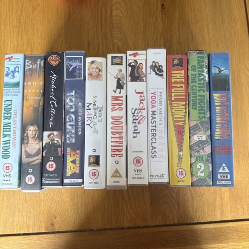 Vhs mixed genre bundle joblot - vhs,