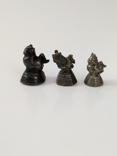 Set three antique - of, bronze