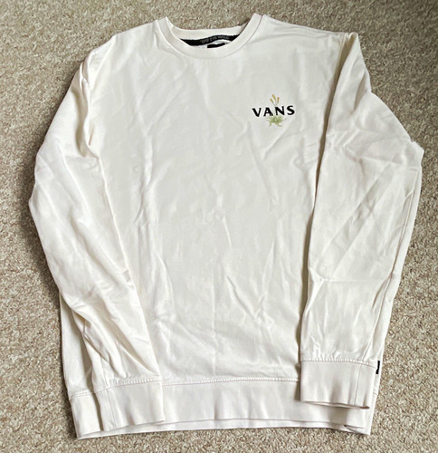 Vans white crew neck - white,