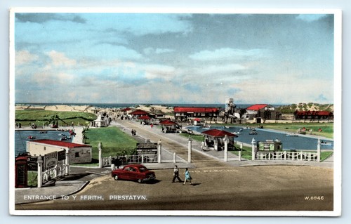 Postcard prestatyn entrance - -,