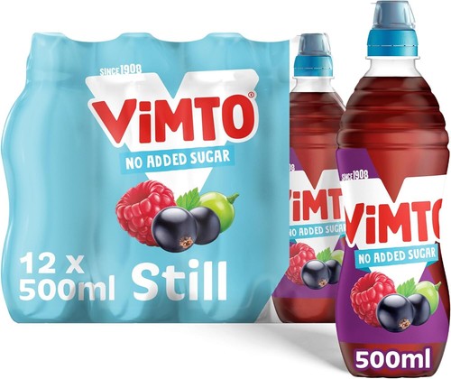 Vimto still juice added - juice, no