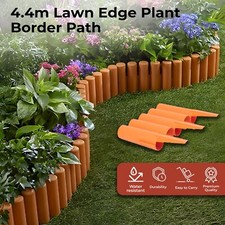 Garden edging palisade - 4.4m,