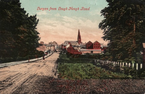 Lurgan from lough neagh road - from,