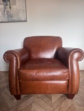 Laura Ashley Leather Armchair