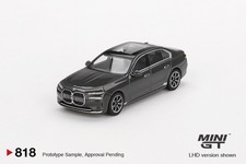MINI GT MGT00818 1:64 BMW i7 xDrive60 Dravit Grey 2024 (LHD)