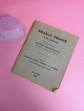 1969 Braille Primer with
