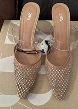 Zara SS24 VINYL MESH HEELED