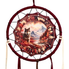 Autumnal Wolf Dreamcatcher  -
