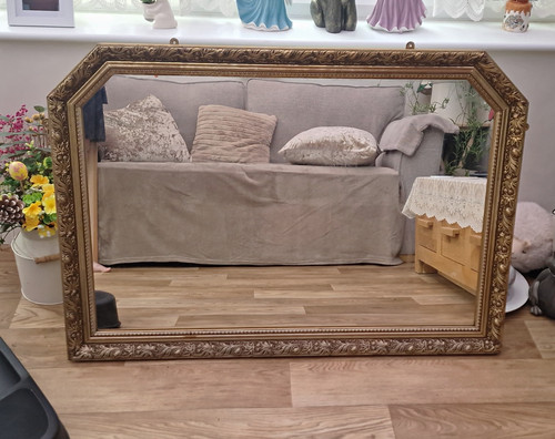 Ornate antique gold wood - gold,