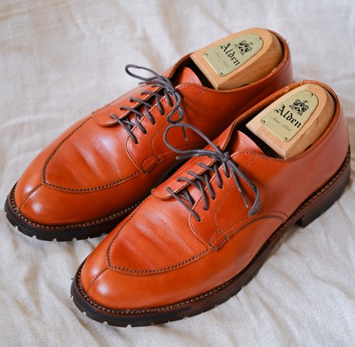 Alden leathersoul tip - leathersoul, v-tip