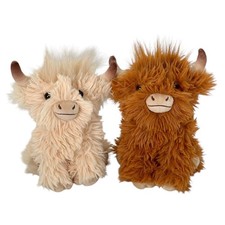 20CM Highland Cow Cuddly Toy