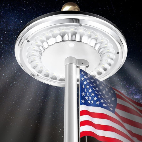 Flag pole light - pole,