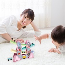 Car Ramp Race Track Toy For Click Clack Racing Track With 4pcs Cars And GFL