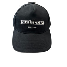 Lambretta Clothing Baseball Cap, Black, SALE