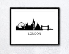 London Skyline Wall Art Print
