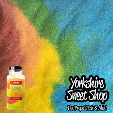 Rainbow Crystals Sherbet 400g + Dipping Lollies | Retro Sherbet Crystals