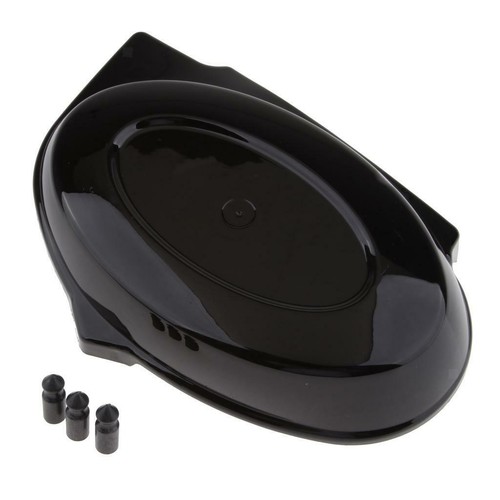 Black plastics battery - plastics, side