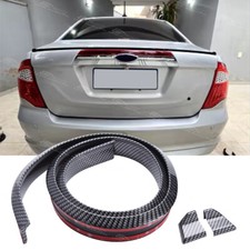 For Ford Fusion Mondeo MK4 Carbon Rear Roof Trunk Spoiler Tail Wing Sticker 60"