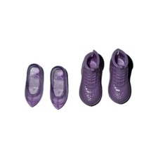 Sindy Doll 2 Pairs Shoes Boots Lilac Modern KK Sindy Compatible
