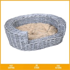 Cozy Wicker Pet Bed Willow Dog