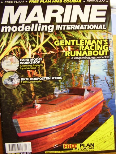 Vintage model boat mag - mag, marine