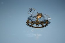Rare Discontinued Swarovski Crystal Memories Rocking Horse 199447 retired 2005  