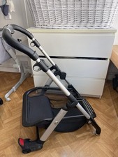 Silver Cross Pioneer Chassis Frame & Basket NO WHEELS Handle Bar Intact VGC