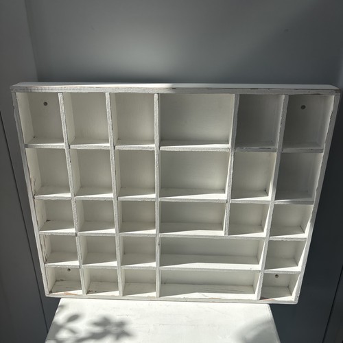 White shabby chic - white, wooden